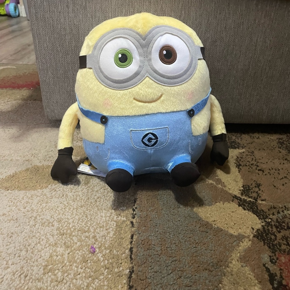 Universal Minion Plush Toy Yellow and Blue Stuffed Animal